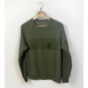Pearl Izumi Sweatshirt Crew Neck Green Cycling Graphics Outdoors Gorpcore M